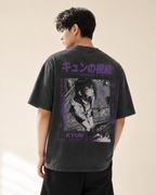 Night Gaze | Oversized Snow Wash T-shirt